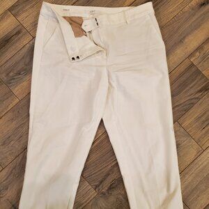 EUC Loft Riviera Slim pants 12 White